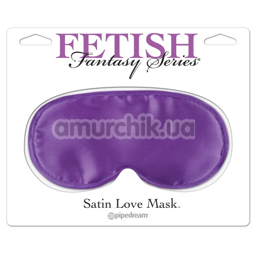Маска на глаза Satin Love Mask, фиолетовая