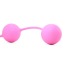 Вагинальные шарики Lia Love Balls, розовые - Фото №3