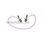 Зажимы для сосков Nipple Chain lila - Фото №1