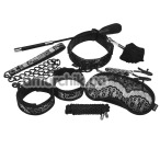 Бондажный набор Steamy Shades Bondage Set, черный - Фото №1