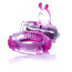 Эрекционное кольцо c вибрацией Boss Series Rabbit Vibro Cock Ring, розовое - Фото №3