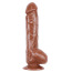 Фалоімітатор Rubicon Orgasm Stealer Penis 8.9, коричневий - Фото №1