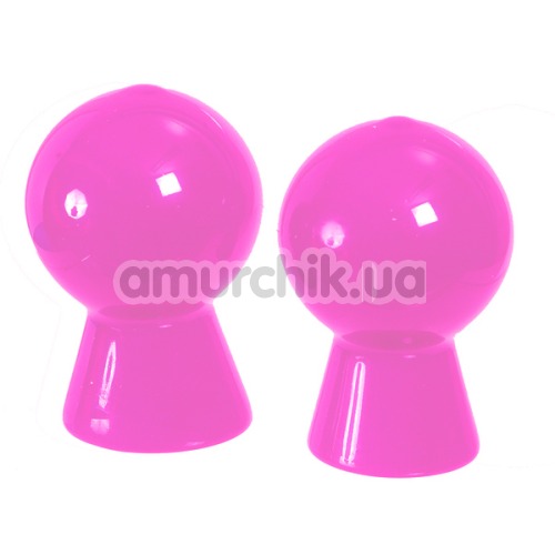 Вакуумные стимуляторы для сосков Nipple Sucker, розовые - Фото №1