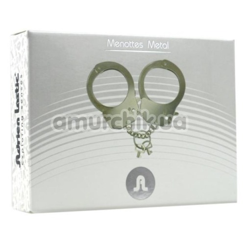 Наручники Adrien Lastic Menottes Metal Handcuffs, серебряные