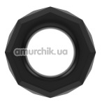 Ерекційне кільце Power Plus Cock Ring Series LV1434, чорне - Фото №1