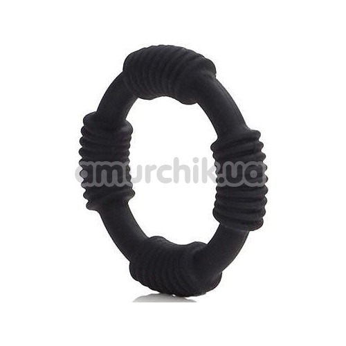 Ерекційне кільце Adonis Silicone Ring Hercules, чорне