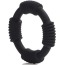 Эрекционное кольцо Adonis Silicone Ring Hercules, черное - Фото №1