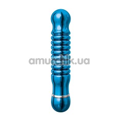 Вибратор Pure Aluminium Medium, голубой - Фото №1