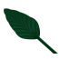 Стек у вигляді листочка Lockink Leather Crop Leaf, зелений - Фото №4