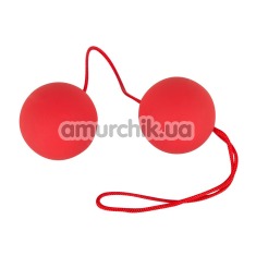 Вагинальные шарики Orgasm Balls, красные - Фото №1
