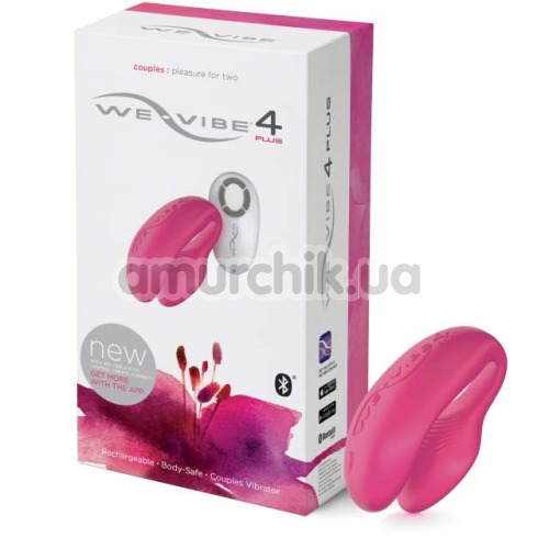 Вібратор We-Vibe 4 Plus Pink (ві вайб 4 плюс рожевий)