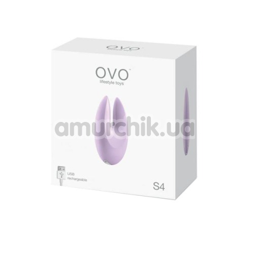 Клиторальный вибратор OVO S4, розовый