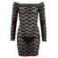 Комплект Cottelli Collection Party чорний: сукня+ трусики-стрінги - Фото №4