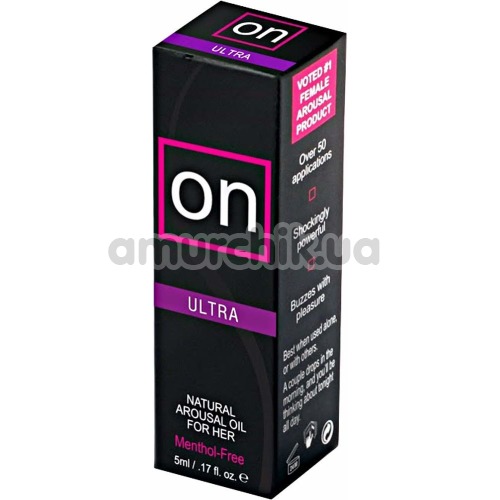 Возбуждающее масло Sensuva On Natural Arousal Oil For Her Ultra, 5 мл