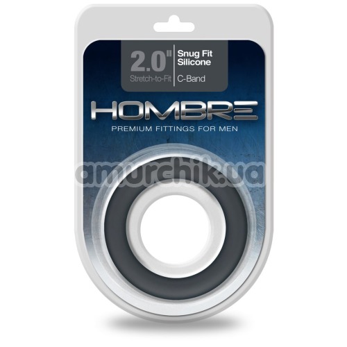 Эрекционное кольцо Hombre Snug-Fit Silicone C-Band, черное