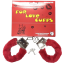 Наручники Souvenirs Fur Love Cuffs, красные - Фото №5