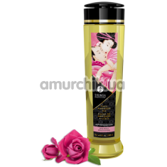 Масажна олія Shunga Erotic Massage Oil Aphrodisia Rose Petals - рожеві пелюстки, 240 мл - Фото №1