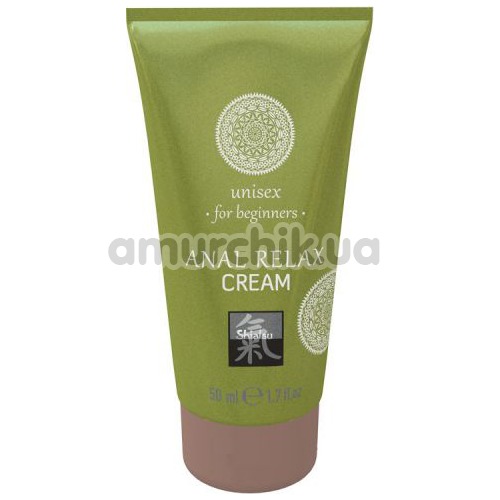 Анальный крем Shiatsu Unisex Anal Relax Cream For Beginners, 50 мл