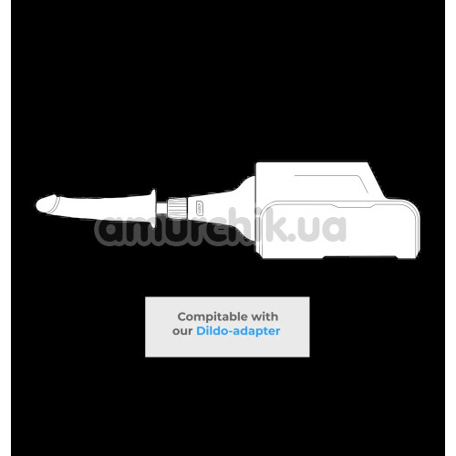 Фалоімітатор Keon Vac-U-Lock Dildo 7.5, чорний