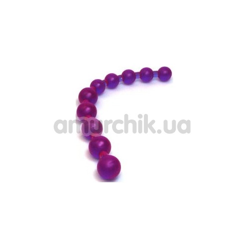 Анальные бусы Jumbo Jelly Thai Beads фиолетовые - Фото №1