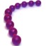 Анальные бусы Jumbo Jelly Thai Beads фиолетовые - Фото №1