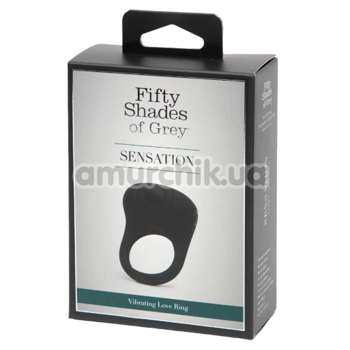Виброкольцо для члена Fifty Shades of Grey Sensation Vibrating Love Ring, черное