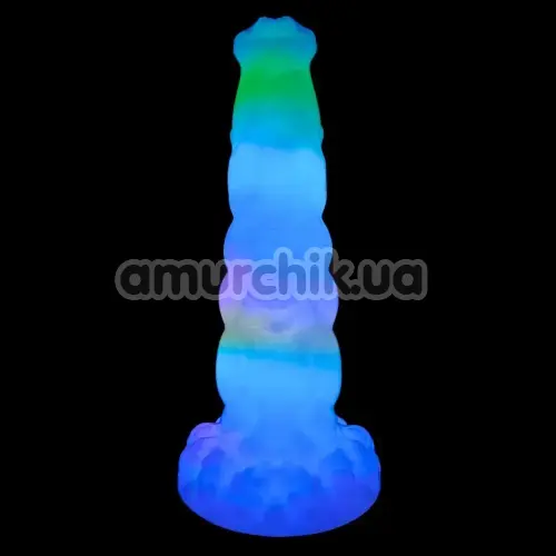 Вибратор Univibe Unicorn, светящийся в темноте