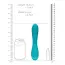 Вібратор для точки G Loveline Smooth Silicone G-Spot Vibrator, бірюзовий - Фото №7
