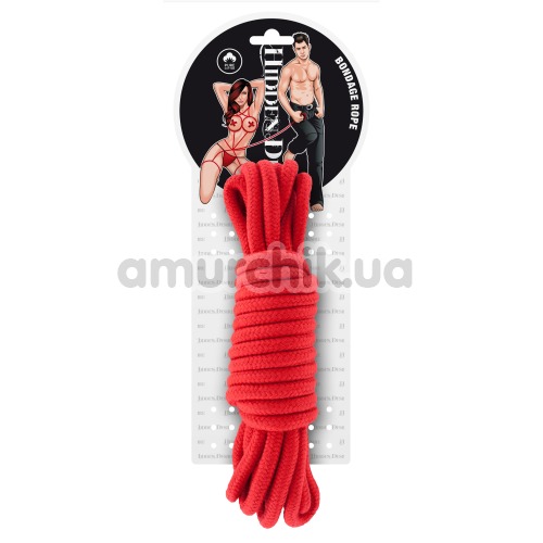 Мотузка Hidden Desire Bondage Rope 5, червона