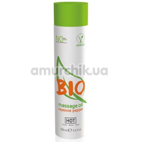 Масажна олія Hot Bio Massage Oil Cayenne Pepper, 100 мл