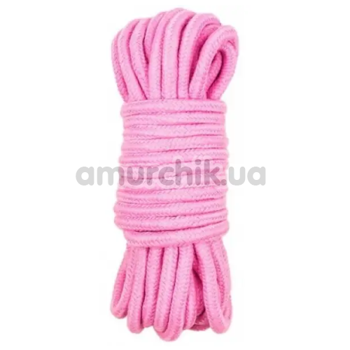 Мотузка для бондажу DS Fetish 10 M, рожева