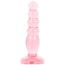 Анальная пробка Crystal Jellies 14 см розовая - Фото №2