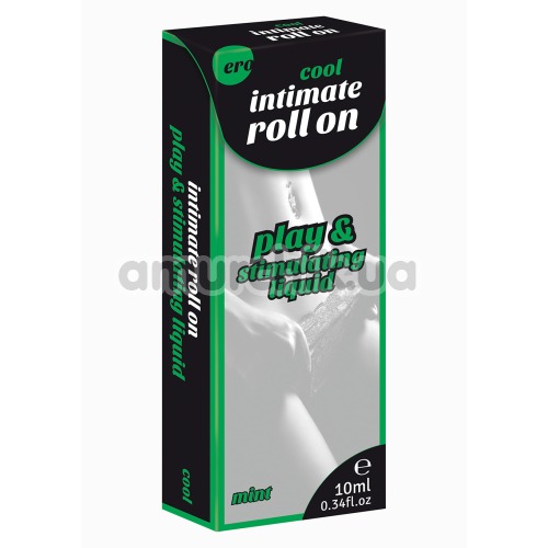 Гель для стимуляции клитора Ero Intimate Roll On Mint с охлаждающим эффектом - мята, 10 мл