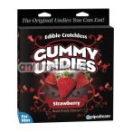 Съедобные мужские трусики Edible Crotchless Gummy Panties, клубника - Фото №1