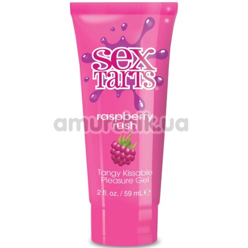 Оральный лубрикант Sex Tarts Raspberry Rush - малина, 59 мл