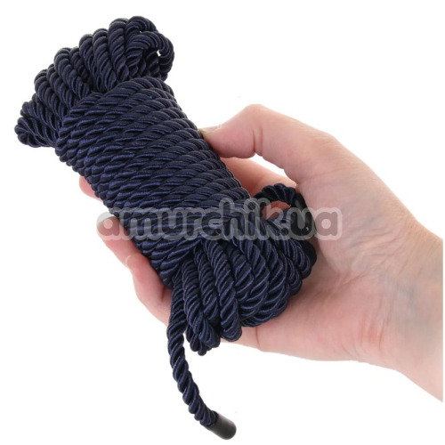 Мотузка Bondage Couture Rope 7.6m, синя