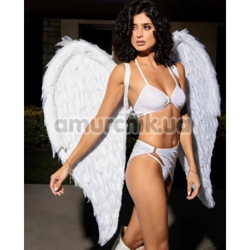 Крылья ангела Leg Avenue White Feather Wings, белые