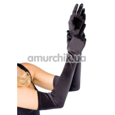 Рукавички Leg Avenue Extra Long Opera Length Satin Gloves, чорні - Фото №1