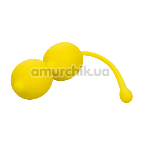 Набір вагінальних кульок Kegel Training Set Lemon Squeeze Relax Repeat, жовтий