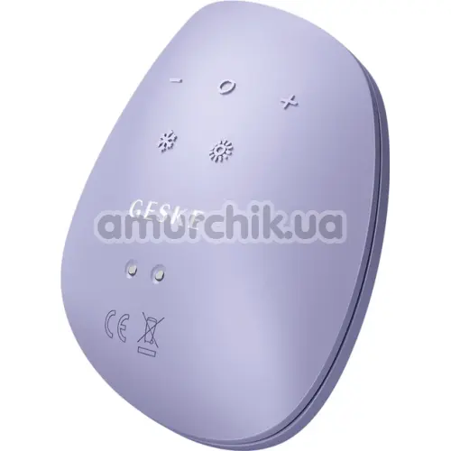 Ультразвуковой массажер-маска для лица Geske Sonic Warm & Cool Mask 9 in 1, фиолетовый