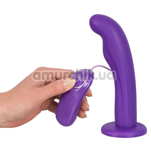 Вибратор для точки G Purple Vibe Silicone, фиолетовый