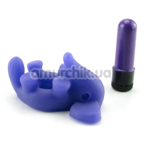 Виброкольцо Lilac Ele, фиолетовое