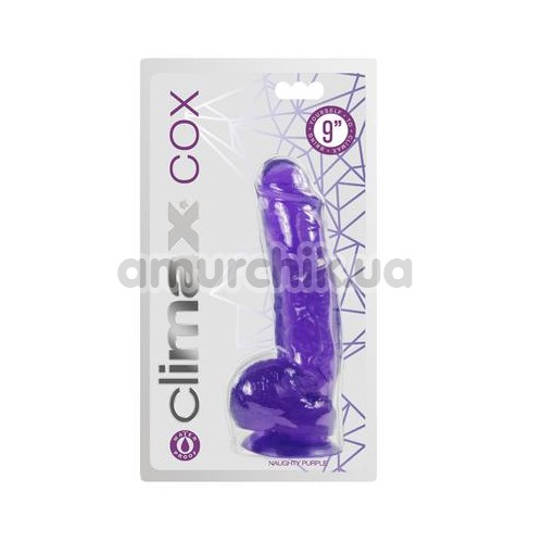 Фаллоимитатор Climax Cox 9, фиолетовый