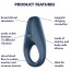 Виброкольцо Satisfyer Rocket Ring, синее - Фото №11