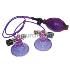 Вакуумні стимулятори для сосків з вібрацією Ultraviolett Nipple Sucker - Фото №1