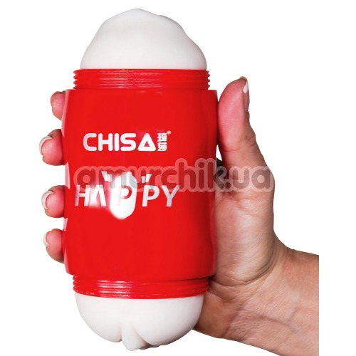 Мастурбатор с вибрацией Chisa Happy Cup Pussy & Mouth Masturbator