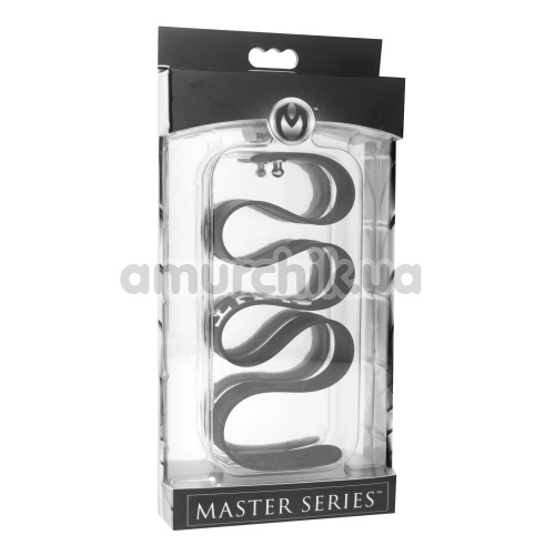Ошейник Master Series Slut, черный