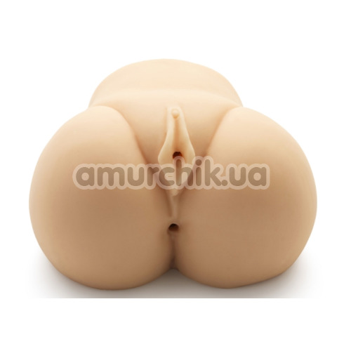 Искусственная вагина и анус с вибрацией Bangers Wet Pussy Galore, телесная