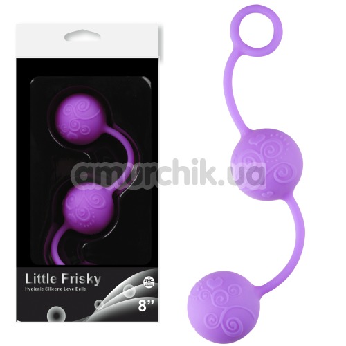 Вагинальные шарики Little Frisky, фиолетовые