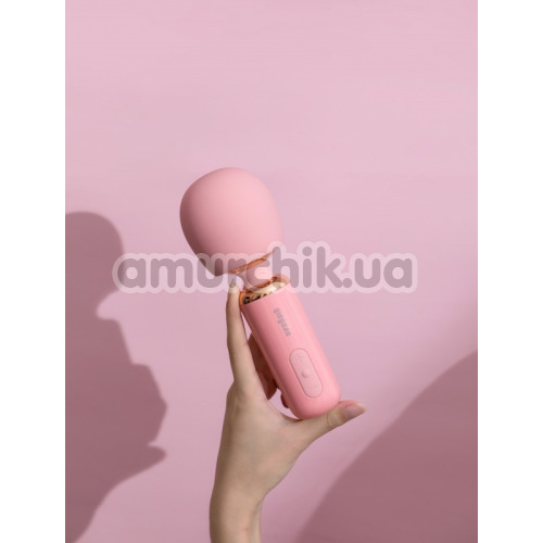 Универсальный вибромассажер Qingnan No.5 Powerful Mini Wand Massager, розовый
